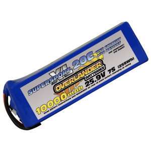 10000mAh 7S 25.9v 20C Lipo Battery - Overlander SupersportXL