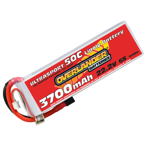3700mAh 6S 22.2v 50C LiPo Battery - Overlander Ultrasport