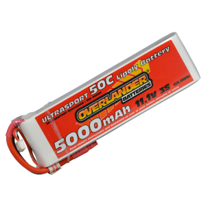 5000mAh 11.1V 3S 50C Ultrasport LiPo Battery
